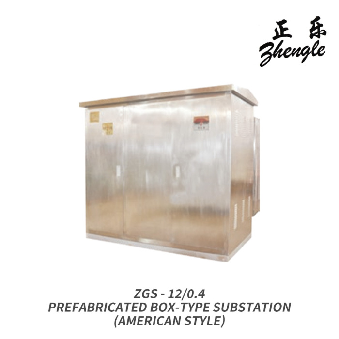 Unidade de subestação de aço inoxidável ZGS 12kV 0,4kV