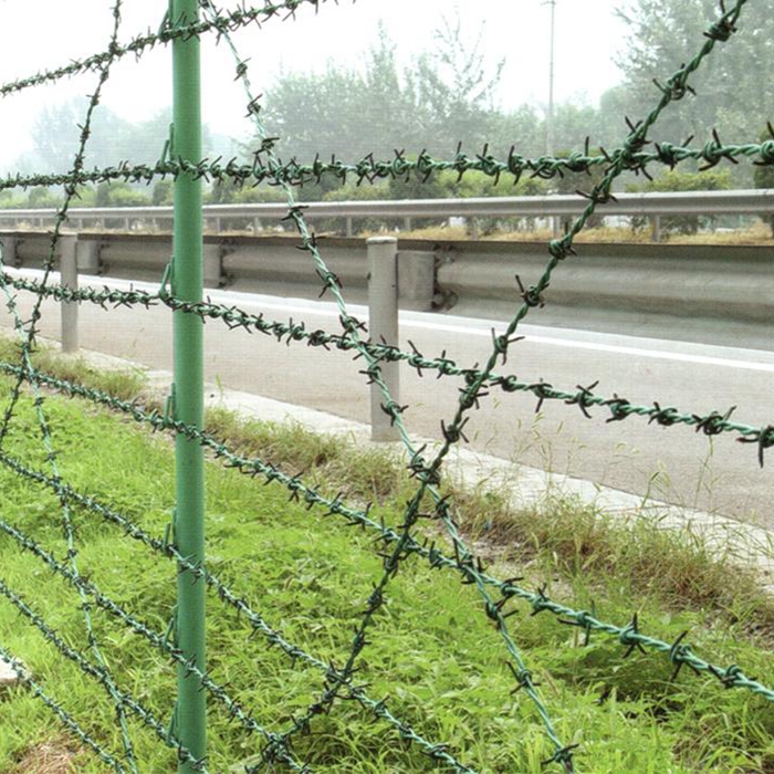 Arame farpado de massa militar galvanizada a quente