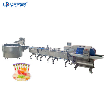 Centrifugal Turntable Packaging Line for Soft Candy and Gummies