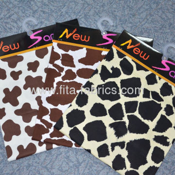 Lovely Dairy Cow Printed Twill Fabric 