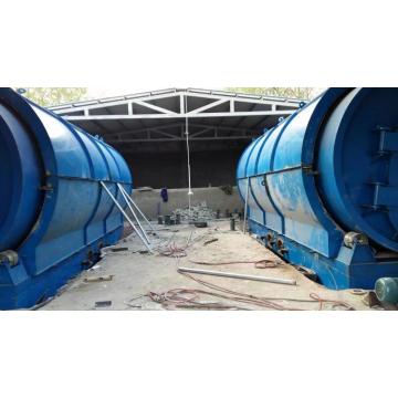 free installation waste tires pyrolysis to oil equipment