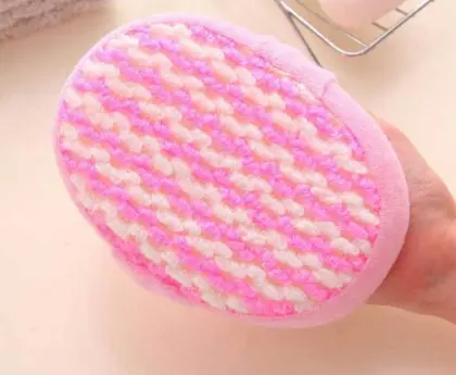 Sponge cleaning bath ball