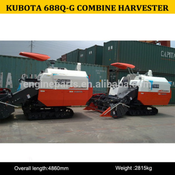 2015 hot sale High quality of kubota 688Q-G combine harvester