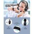 Earphone Desain Fashion dengan Earpiece Warna Hitam Mikrofon