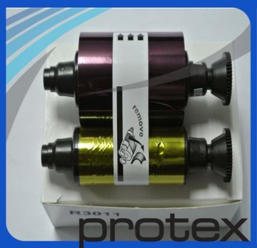 Evolis Compatible R3011 YMCKO color ribbon