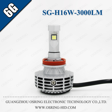 OSRING 3000K 4300K 6500K 8000K 10000K 3000LM G6 super bright car led headlight h16