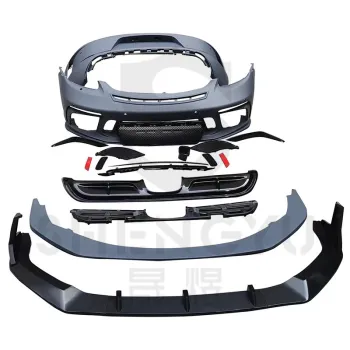 Upgrade Porsche Cayman 718 (2017-2019) to GT3 Bumpers and Aerodynamics Kit