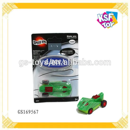 Funny Plastic Pull Back Car Toy For Kids