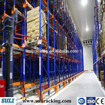 radio shuttle pallet rack for warehouse stacking