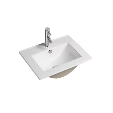 Modern European Ceramic Single Hole Countertop Vanity Bathroom Sink for Sale