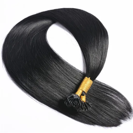 Full Cuticles Thick Bottom Double Drawn Flat tip Hair Extensions Wholesale Italian Keratin Flat tip Hair