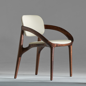 North American Black Walnut Classic Designer Solid Wood Dining Chair