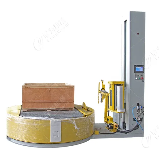Automatic Film Pre-stretching Packing Machine for Airport Luggage and Pallet Wrapping