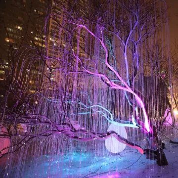 fiber optic lights for christmas tree