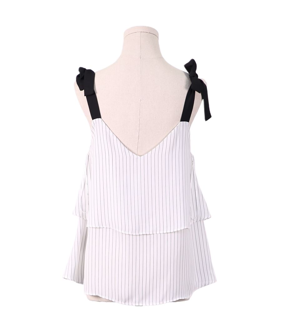 Strap Shoulder V-Neckline GGT Blouse