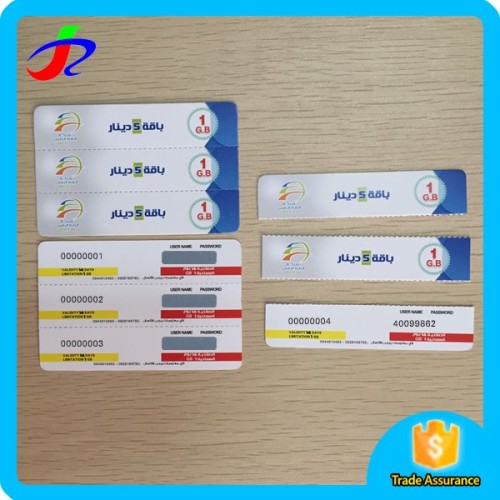 Cr80 Pin Number Multi Pin Paper Scratch Card, High Quality Cr80 Pin ...