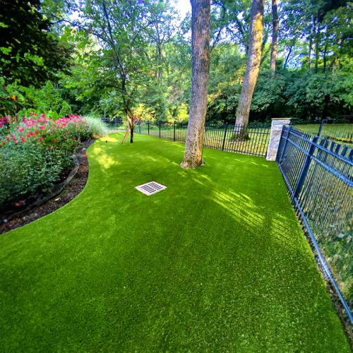 Training Home Dekor und künstliches Gras Haustier