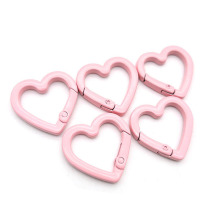 Faarweg Zinc Allloy Heart-Form Karabiner Clips