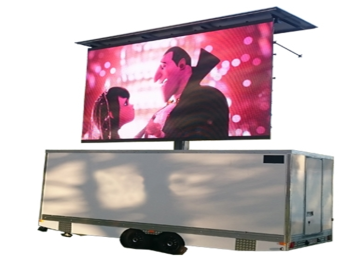 Outdoor Commercial Advertising  Mobile Trailer LED Display
