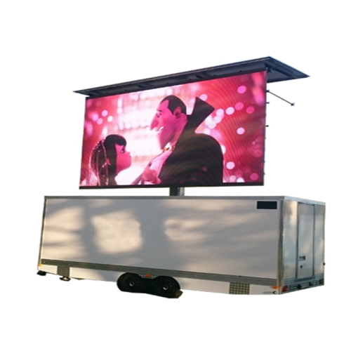 Outdoor Commercial Advertising Mobile Trailer LED Display