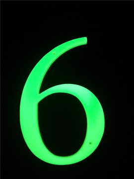 Realglow 3D Number 6