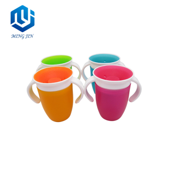 BPA-Free Manufacturer Babi 360 Rotating Miracle Silicone Baby Cup