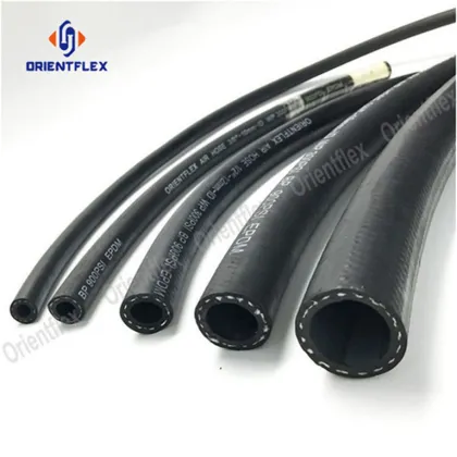 Black pneumatic air compressor whip hoses