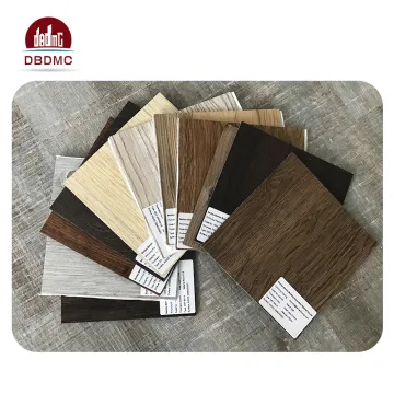 UV coating grey wood design pvc floor click LVT