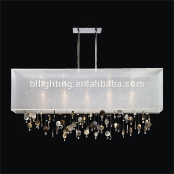 Contemporary style home decorative capiz chandelier