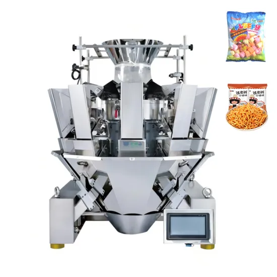 10/14 Head Multihead Weigher Packing Machine for Nuts and Pellets