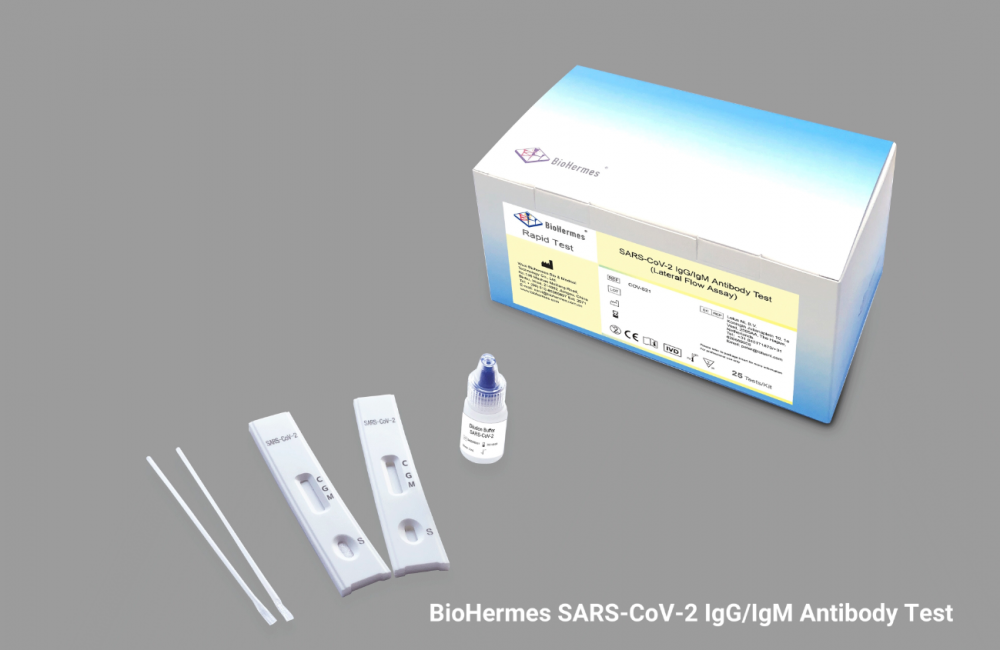 Cassette de test COVID IgG IgM