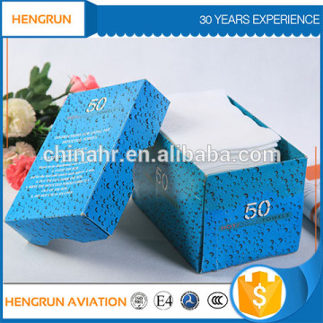 spunlance non woven compressed dinner paper tissue hand towel in tray pack