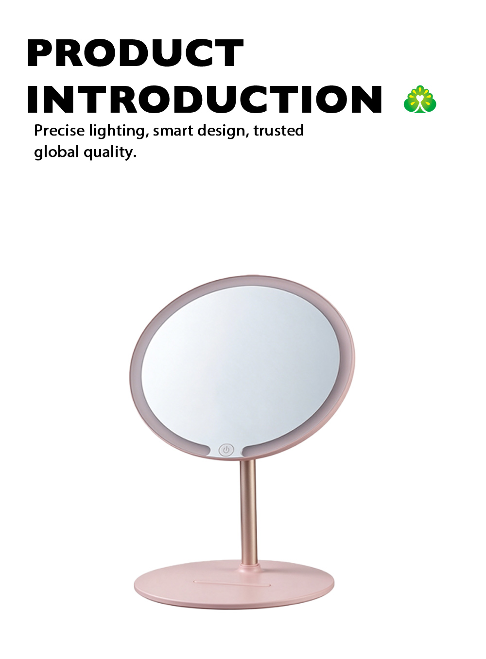 Stand LED Lighted Makeup Mirror X