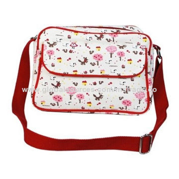 Canvas Shoulder Bag with Colorful Printing, Made of Canvas Fabric, OEM Orders Welcomed