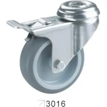 TPR Castor with PP Core,Plain Bearing