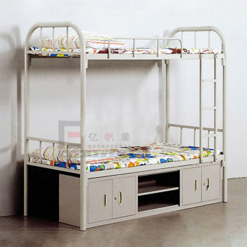 Modern Metal Bunk Bed with Drawers - Steel Furniture