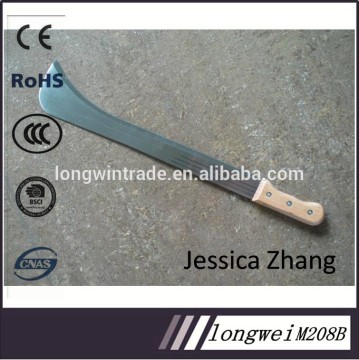 high quality machete knife fixed blad, brand machete M208B