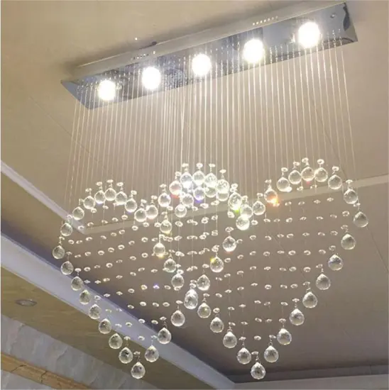 Modern Luxury Crystal Chandelier: Guangdong K9 Crystal Pendant Light for Home