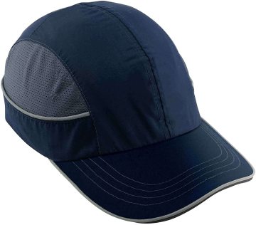 Black Lightweight Safety Hard Hat Head Protection Cap