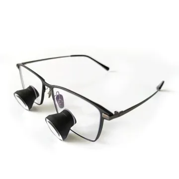 Customizable 2.5X Dental Loupes with Headlight and TTL Magnifying Glass for Medical and Surgical Use
