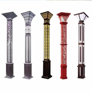 Waterproof IP65 Modern Landscape Pole Lawn Light: LED Column Lamp for Park, Street, Yard, and Outdoor Garden