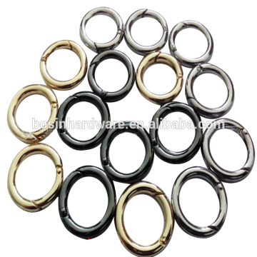 Fashion Spring Ring Metal Various Size Round Ring