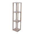 Knife-Cut Color Shelf Lamp Wooden Frame
