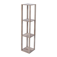 Knife-Cut Color Shelf Lamp Wooden Frame