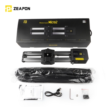 Zeapon Micro 2 Mini: cursore della fotocamera motorizzata ultra silenziosa per la videografia macro e lunga distanza