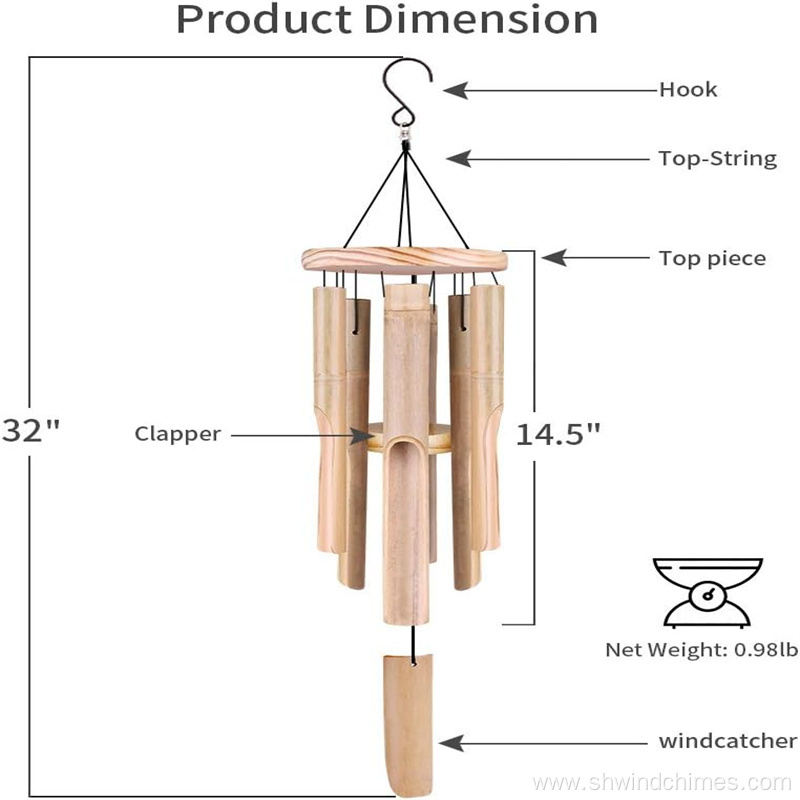 Bamboo Wind Chime as a Gift