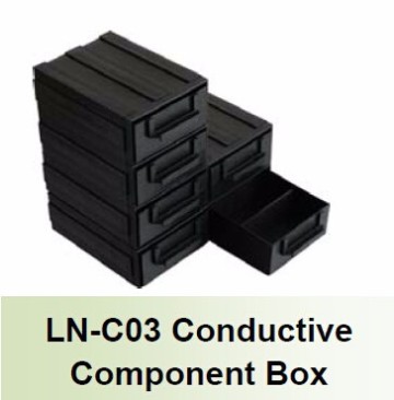 electronic components storage box ESD Drawer Type antistatic component box