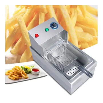 Commercial Kitchen Restaurant Catering Equipment Chicken Potato One Tank Fat Fryer Electric Deep Fryers