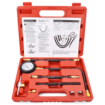 0-100PSI Gas Fuel Injector Test Manometer Tool Set for Vehicles