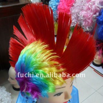 Football Fans Wigs In Different Country Flag Design